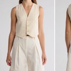 A.L.C. Cream vest size 4